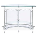 Coaster Furniture Amarillo 101066 Freestanding Glass Top Home Bar Wine Cabinet - White IMAGE 6