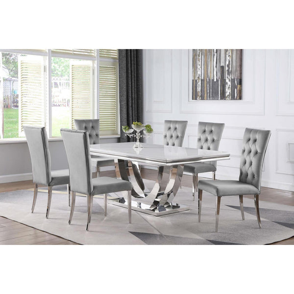 Coaster Furniture 111101-S7G 7 pc Dining Set IMAGE 1