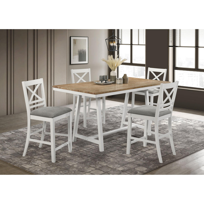 Coaster Furniture Hollis 122248-S5 5 pc Counter Height Dining Set IMAGE 1