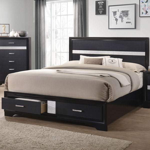 Coaster Furniture Miranda King Panel Bed with Storage 206361KE IMAGE 1