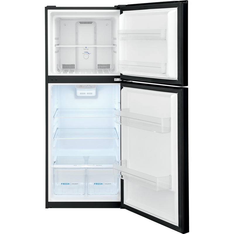 Frigidaire 24-inch, 10.1 cu. ft. Top Freezer Refrigerator FFET1022UB IMAGE 8