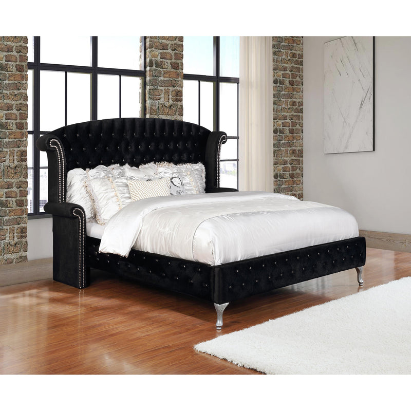 Coaster Furniture Deanna Queen Upholstered Platform Bed 206101Q IMAGE 4