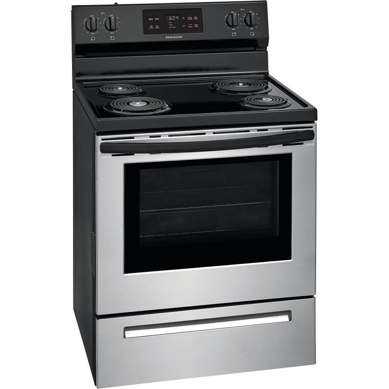 Frigidaire 30-inch Freestanding Electric Range with Ready-Select® Controls FFEF3016VS IMAGE 2