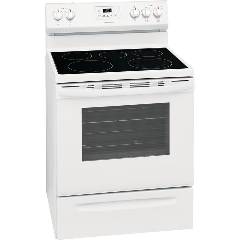 Frigidaire 30-inch Freestanding Electric Range with Even Baking Technology FCRE3052AW IMAGE 2