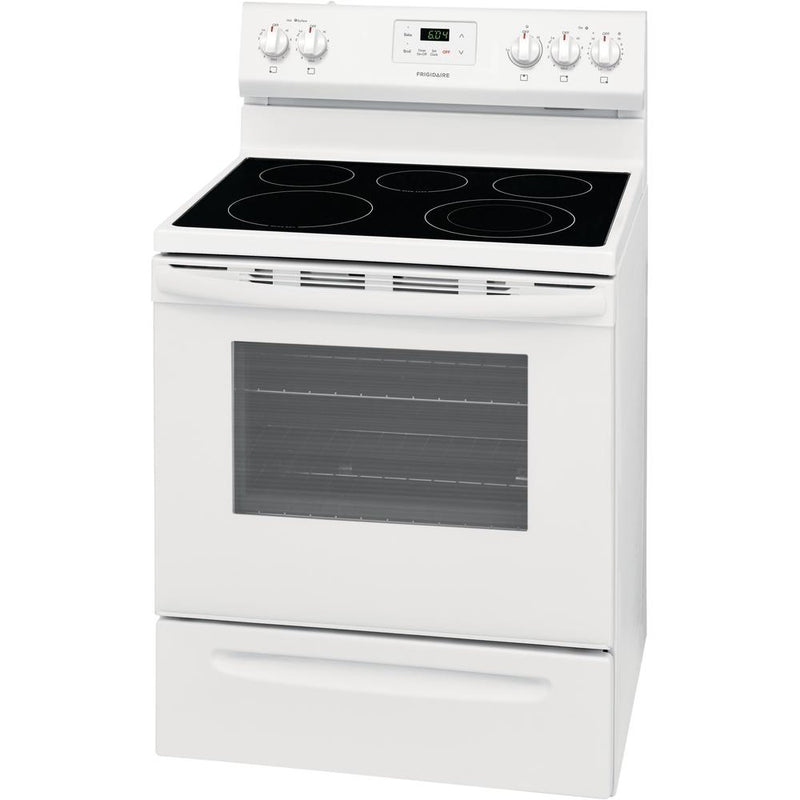 Frigidaire 30-inch Freestanding Electric Range with Even Baking Technology FCRE3052AW IMAGE 3