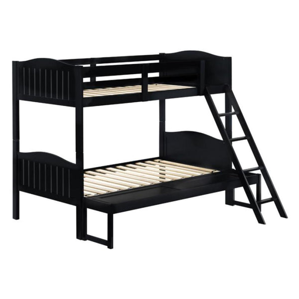 Coaster Furniture Littletown 405054BLK Twin over Full Bunk Bed IMAGE 1