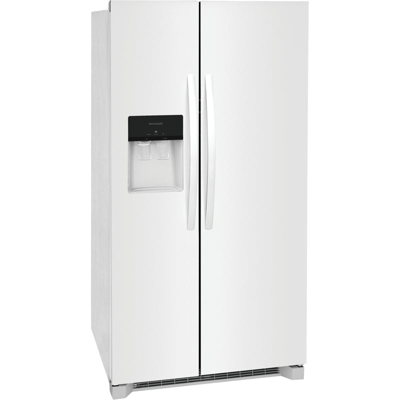 Frigidaire 36-inch, 25.6 cu.ft. Freestanding Side-by-Side Refrigerator with Ice and Water Dispensing System FRSS2623AW IMAGE 5