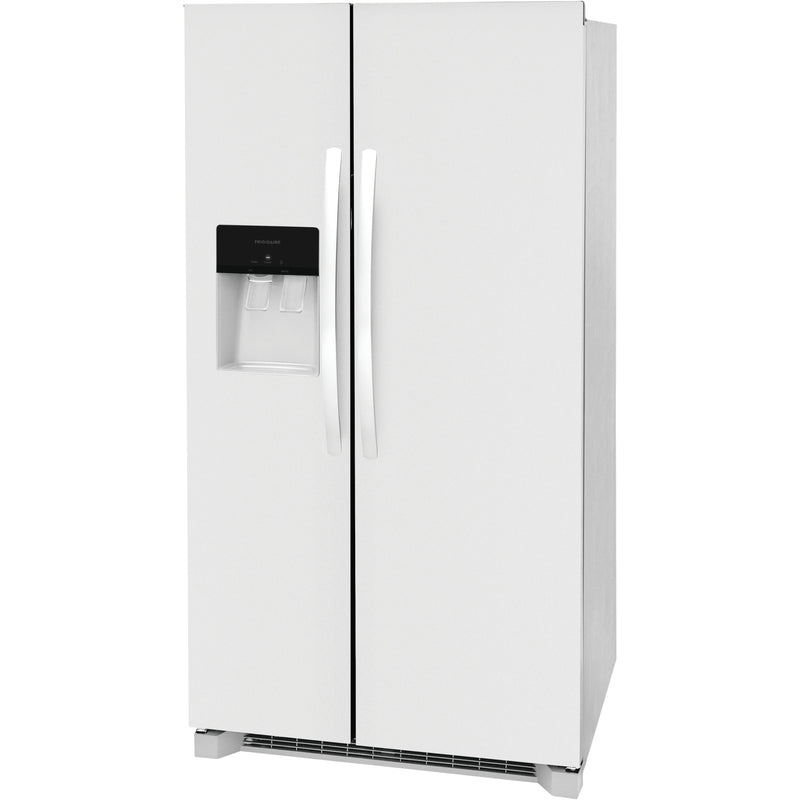 Frigidaire 36-inch, 25.6 cu.ft. Freestanding Side-by-Side Refrigerator with Ice and Water Dispensing System FRSS2623AW IMAGE 6