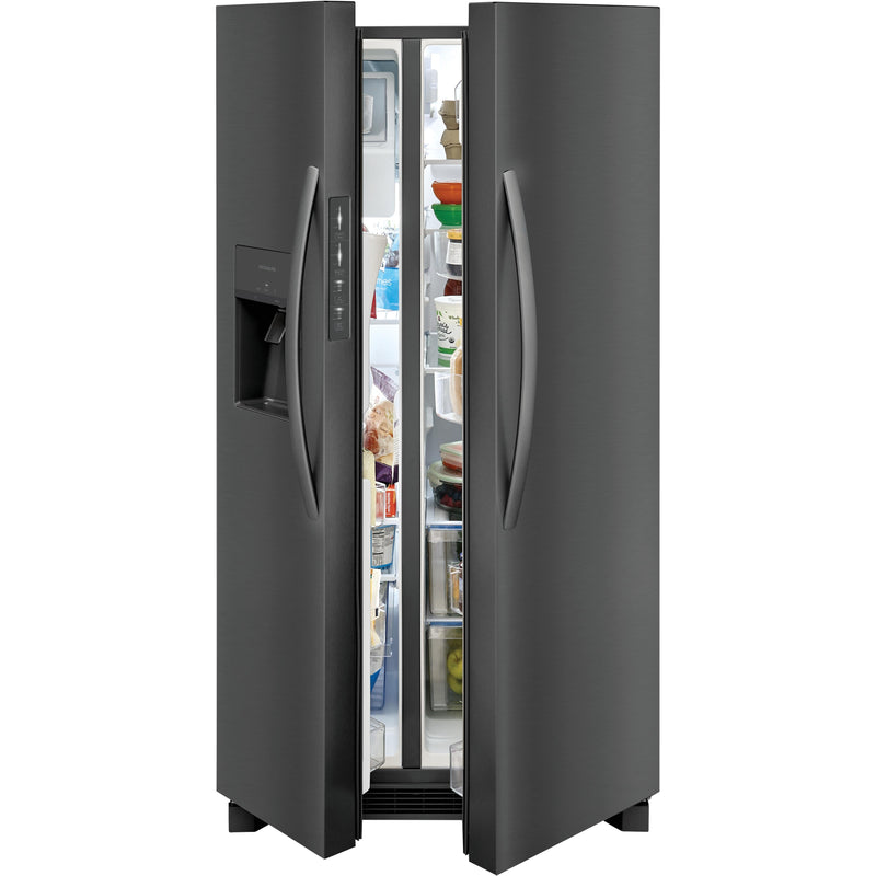 Frigidaire 36-inch, 25.6 cu.ft. Freestanding Side-by-Side Refrigerator with Ice and Water Dispensing System FRSS2623AD IMAGE 4