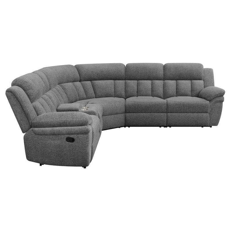 Coaster Furniture Bahrain Reclining Fabric 6 pc Sectional 609540LR/609540CON/609540AR/609540WDG/609540AR/609540RR IMAGE 2