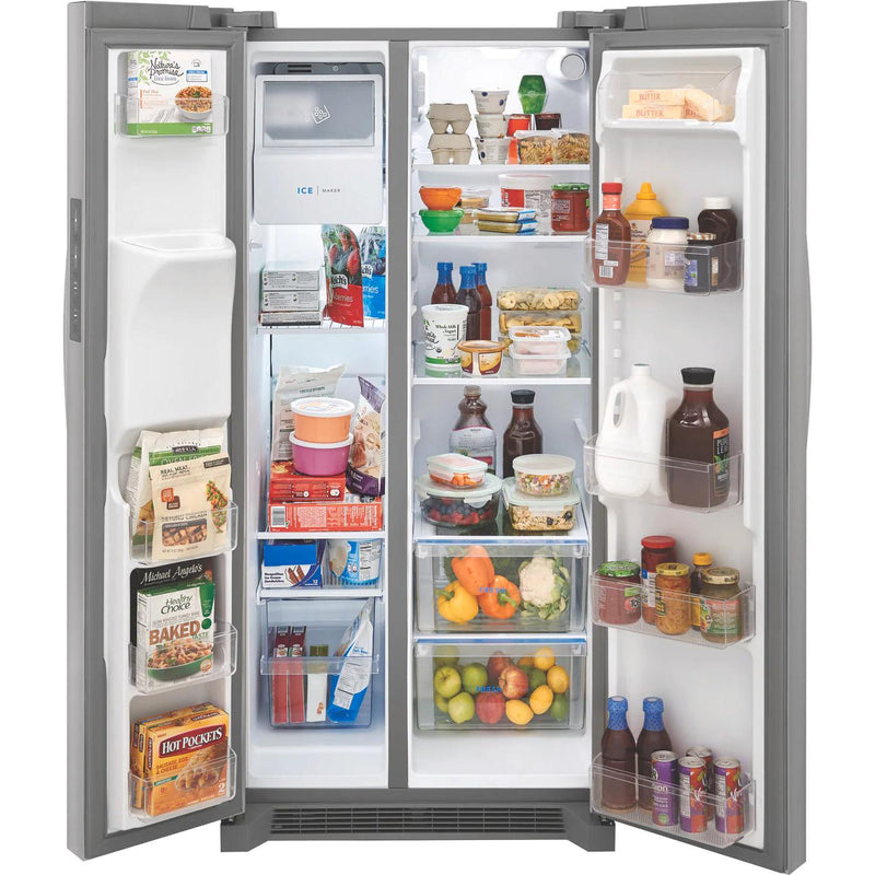 Frigidaire 33-inch, 22.3 cu. ft. Side-by-Side Refrigerator FRSS2333AS IMAGE 3