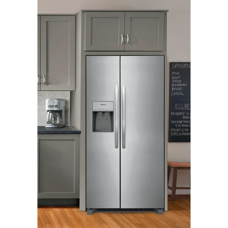 Frigidaire 33-inch, 22.3 cu. ft. Side-by-Side Refrigerator FRSS2333AS IMAGE 8