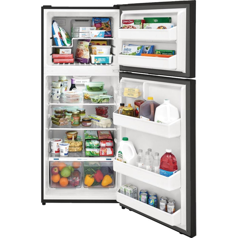 Frigidaire 28-inch, 17.6 cu.ft. Freestanding Top Freezer Refrigerator with LED Lighting FFHT1822UB IMAGE 5