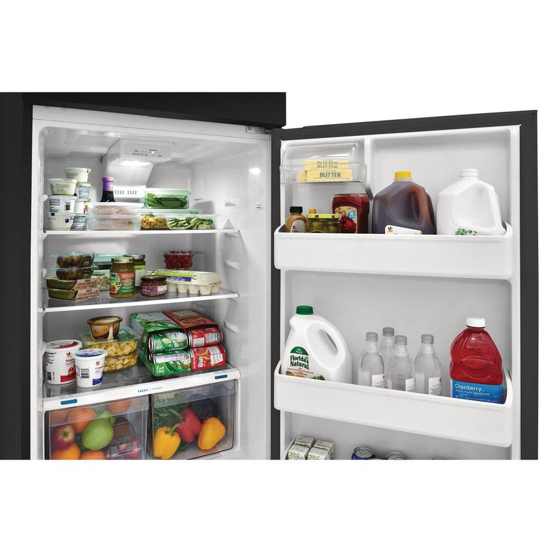 Frigidaire 28-inch, 17.6 cu.ft. Freestanding Top Freezer Refrigerator with LED Lighting FFHT1822UB IMAGE 9