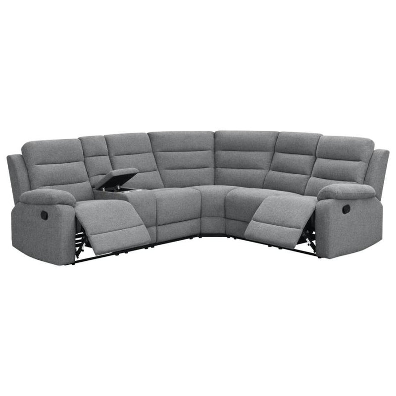 Coaster Furniture Reclining Fabric 3 pc Sectional 609620 IMAGE 2