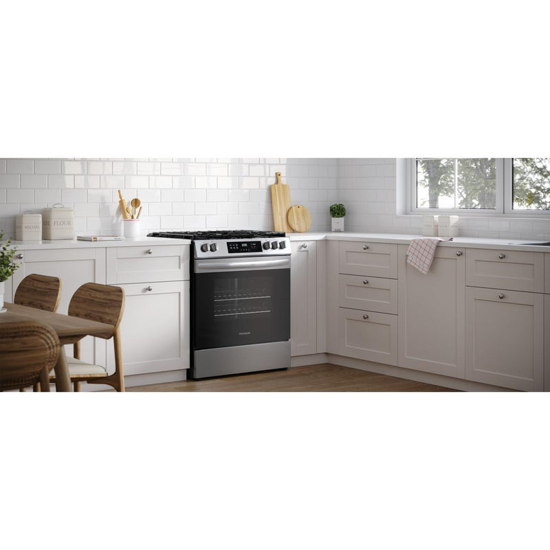 Frigidaire 30-inch Freestanding Gas Range FCFG3062AS IMAGE 8