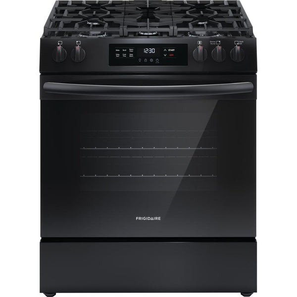 Frigidaire 30-inch Freestanding Gas Range FCFG3062AB IMAGE 1