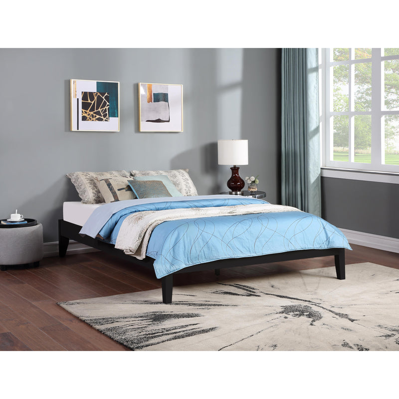 Coaster Furniture Hounslow 306129KE King Platform Bed - Black IMAGE 2