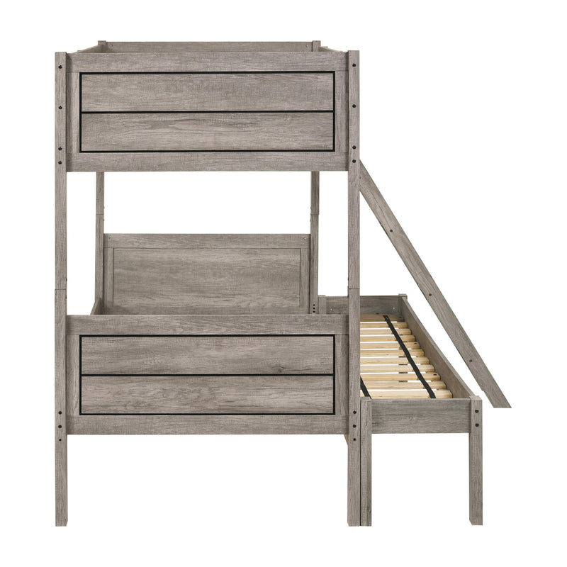 Coaster Furniture Ryder 400819 Twin over Full Bunk Bed - Weathered Taupe IMAGE 4