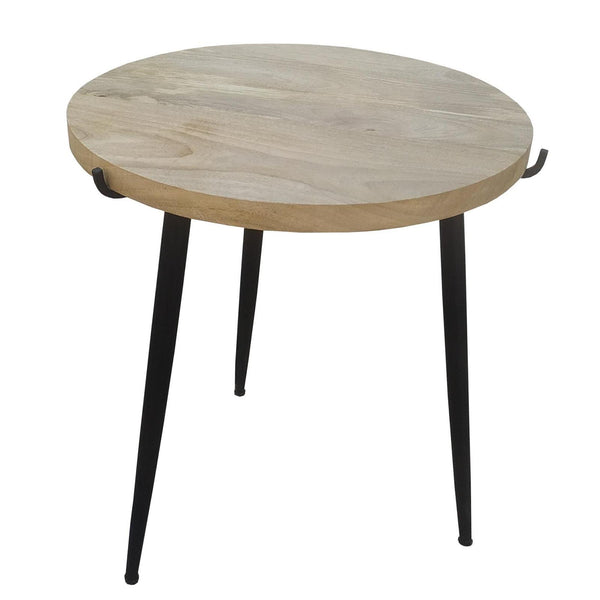 Coaster Furniture Pilar 703607 End Table - Natural/Black IMAGE 1