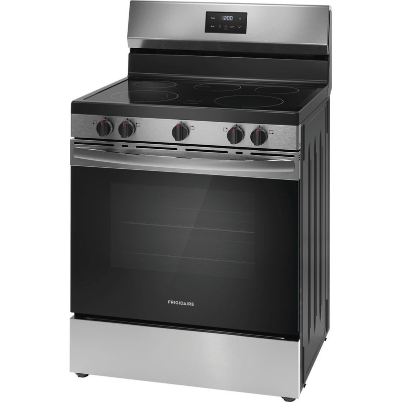 Frigidaire 30-inch Freestanding Electric Range with Even Baking Technology FCRE3052BS IMAGE 4