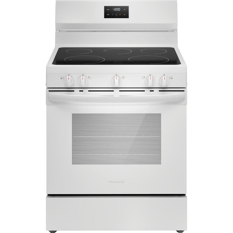 Frigidaire 30-inch Freestanding Electric Range with Even Baking Technology FCRE3052BW IMAGE 1