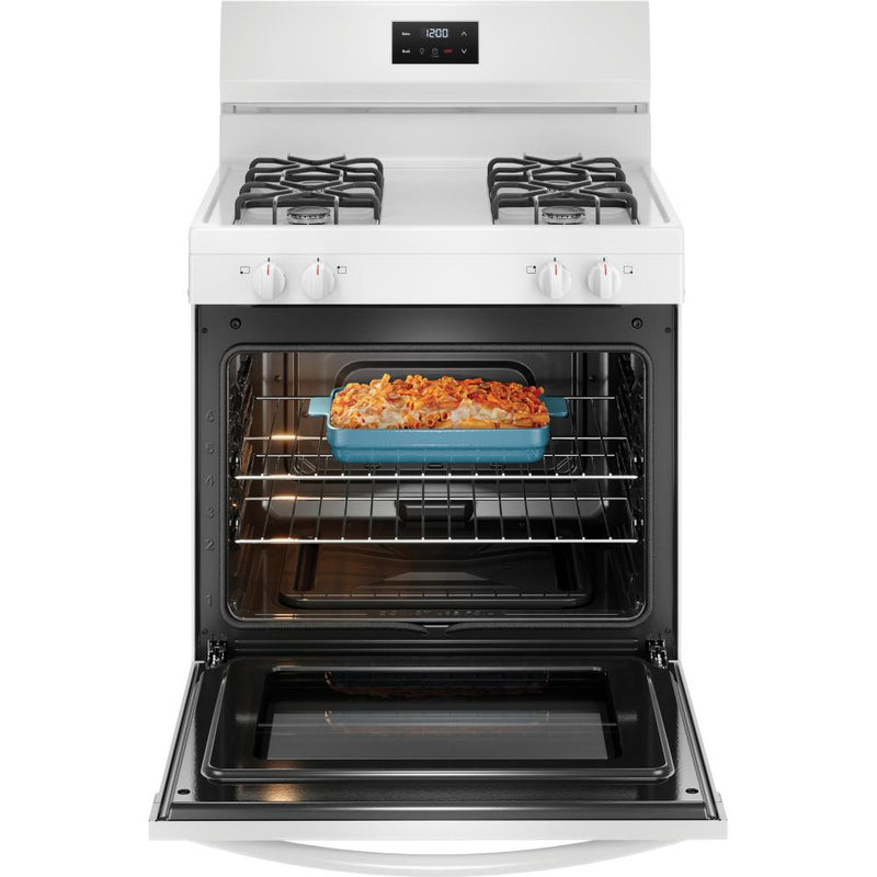 Frigidaire 30-inch Freestanding Gas Range FCRG3051BW IMAGE 2