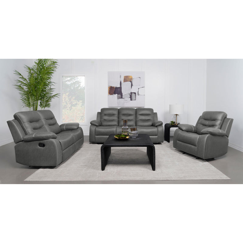 Coaster Furniture Nova Glider Fabric Recliner 602533 IMAGE 12