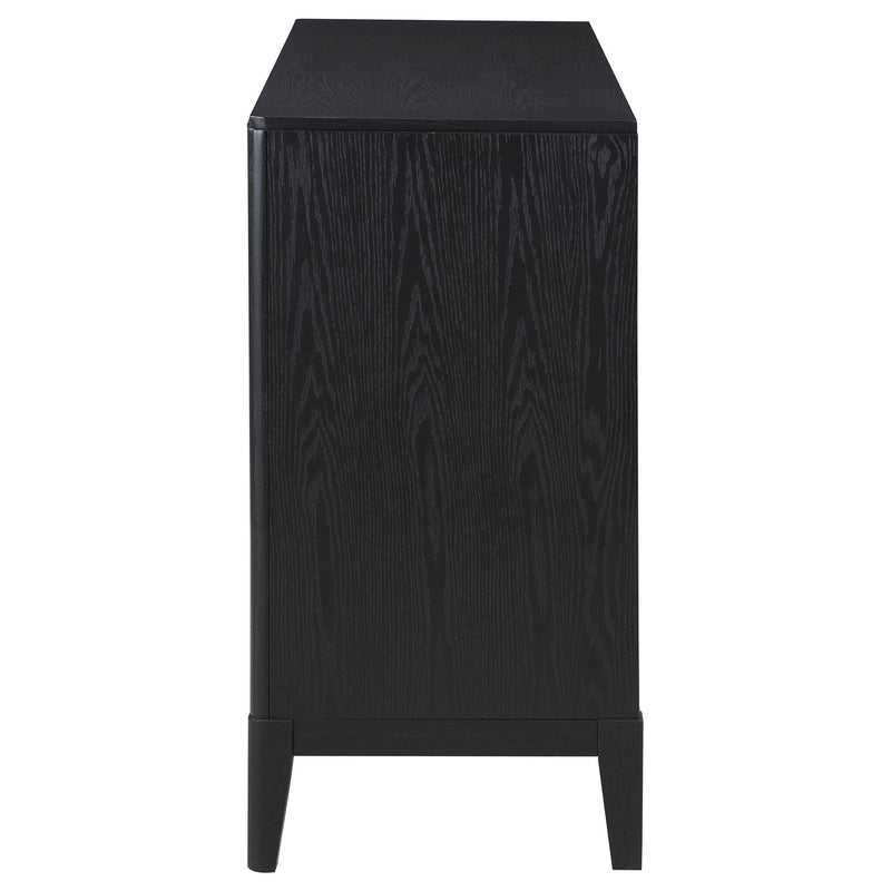 Coaster Furniture Brookmead 108235 2-Drawer Sideboard Buffet with Storage Cabinet - Black IMAGE 5