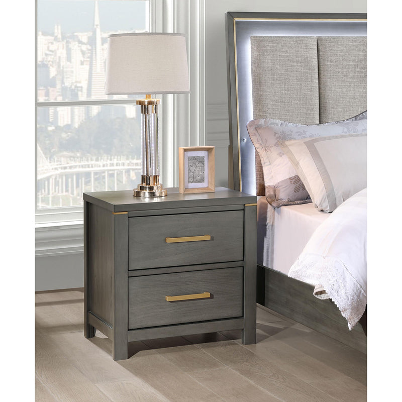 Coaster Furniture Kieran 2-Drawer Nightstand 224742 IMAGE 2