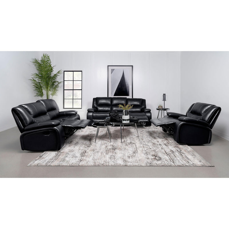 Coaster Furniture Camila Reclining Leatherette Loveseat 610245 IMAGE 9