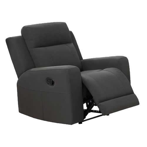 Coaster Furniture Brentwood 610286 Upholstered Recliner Chair - Black IMAGE 1