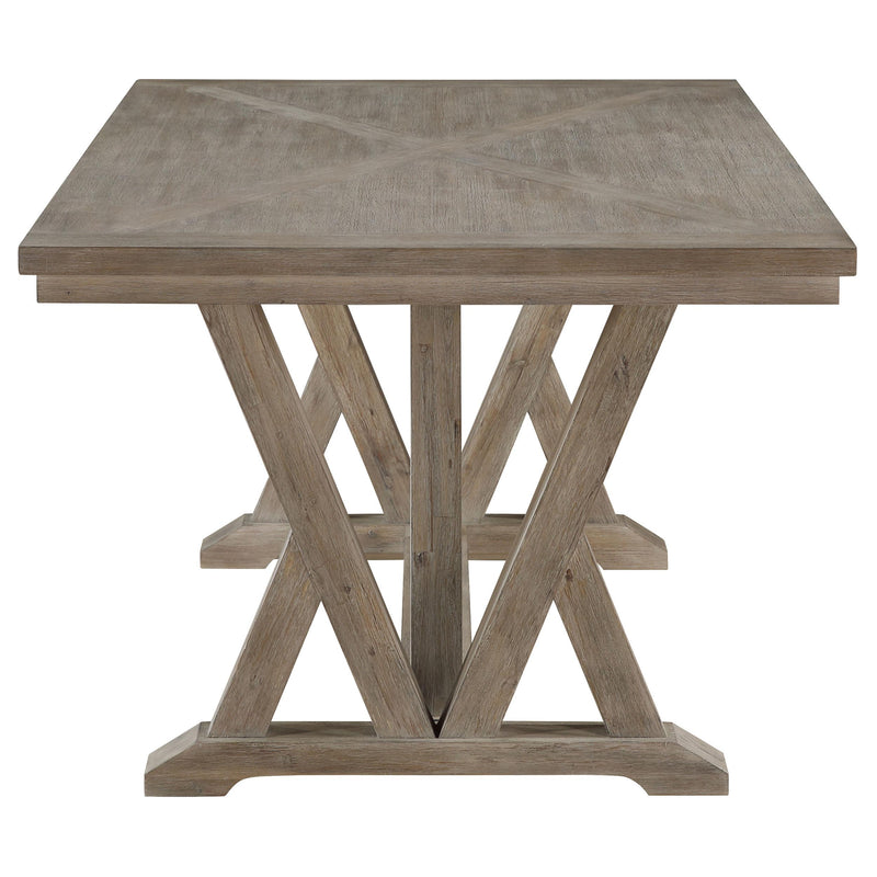 Coaster Furniture Cornelia Dining Table with Trestle Base 107441 IMAGE 4