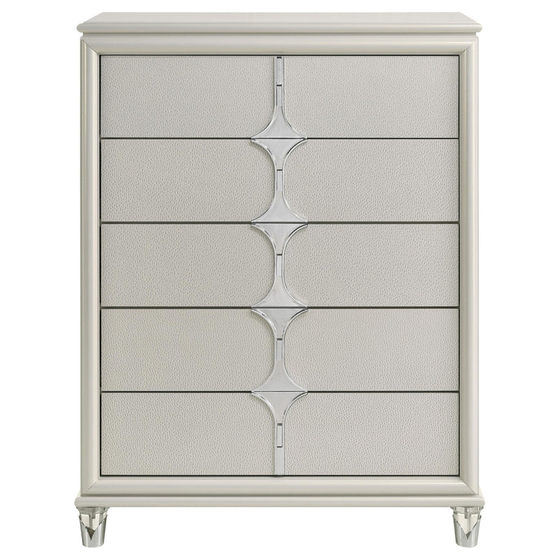 Coaster Furniture Olivia 5-Drawer Chest 224955 IMAGE 3