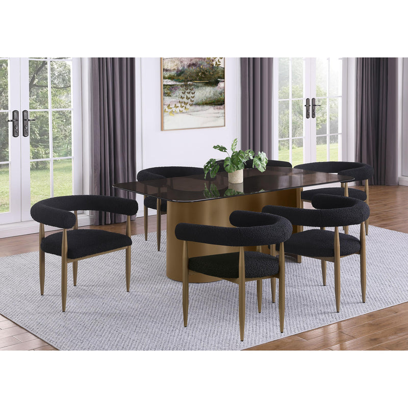 Coaster Furniture Edson Dining Table with Glass Top and Pedestal Base 105761 IMAGE 7