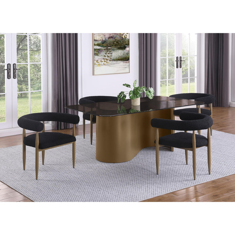 Coaster Furniture Edson Dining Table with Glass Top and Pedestal Base 105761 IMAGE 8