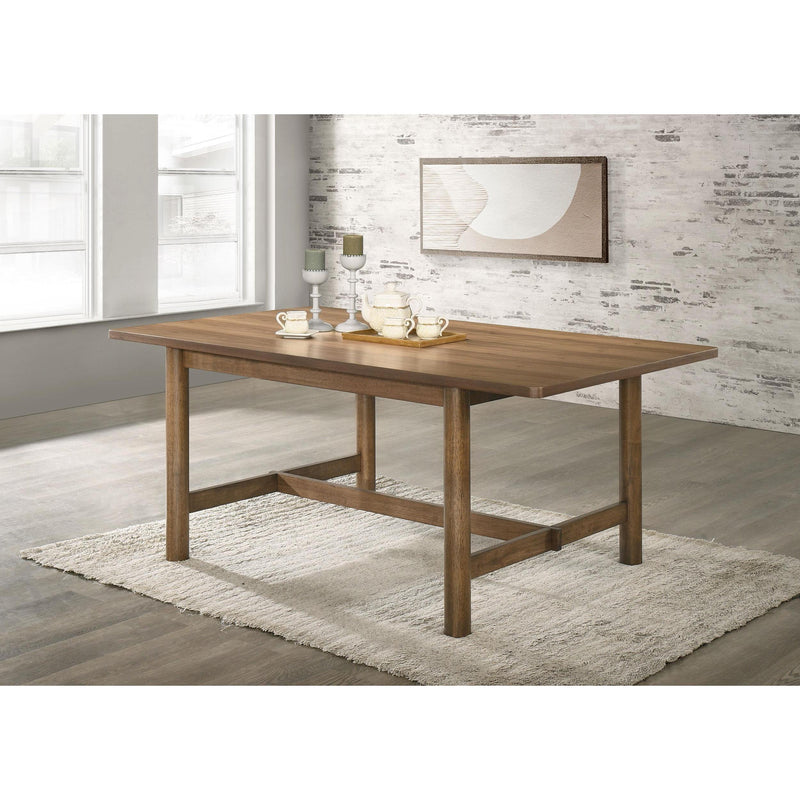 Coaster Furniture Crestmore Dining Table with Trestle Base 108571 IMAGE 2