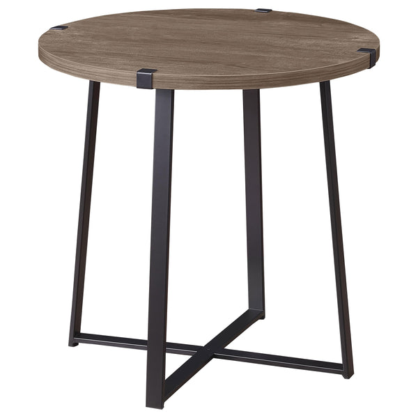 Coaster Furniture Marcus 710297 Round Engineered Wood Side End Table - Grey IMAGE 1