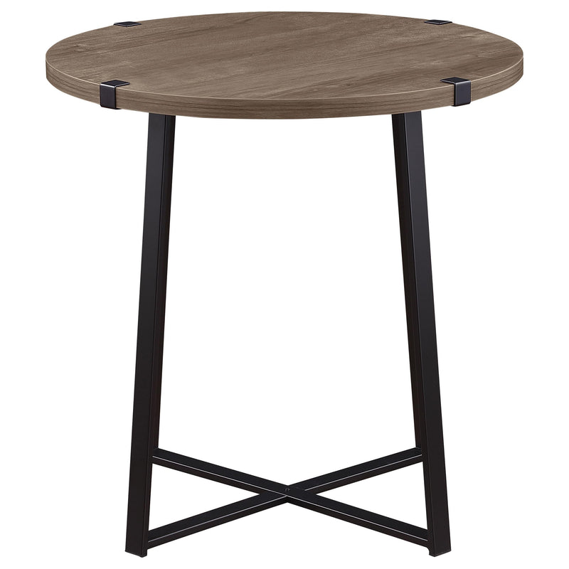 Coaster Furniture Marcus 710297 Round Engineered Wood Side End Table - Grey IMAGE 3