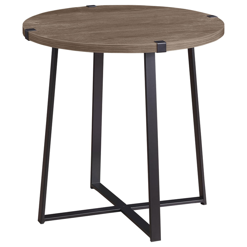 Coaster Furniture Marcus 710297 Round Engineered Wood Side End Table - Grey IMAGE 4