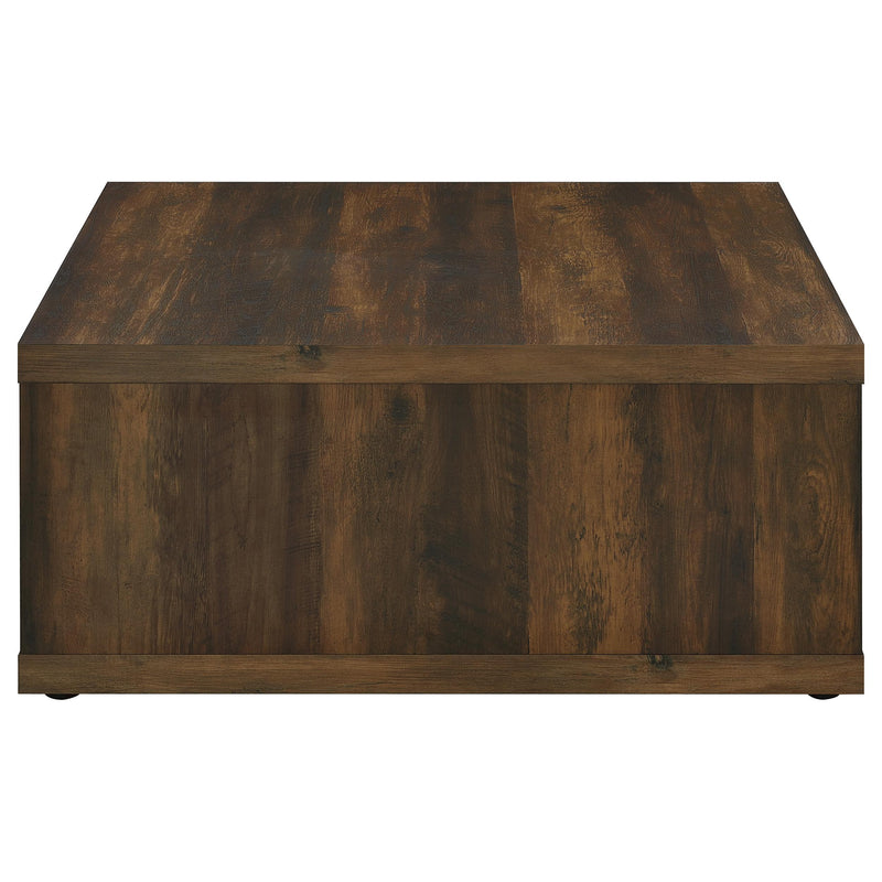 Coaster Furniture Frisco 710508 Square Engineered Wood Coffee Table - Dark Pine IMAGE 6