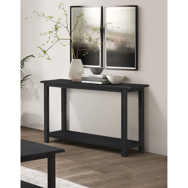 Coaster Furniture Payne 710569 Wood Entryway Sofa Console Table - Java IMAGE 1