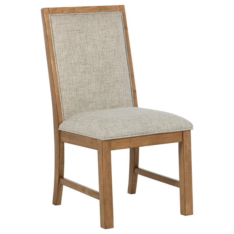 Coaster Furniture Bruner 109102 Upholstered Dining Side Chair - Brown IMAGE 1