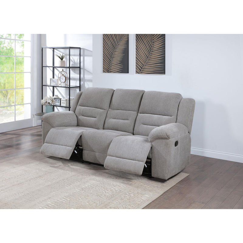 Coaster Furniture Gilson Reclining Fabric Sofa 602551 IMAGE 3