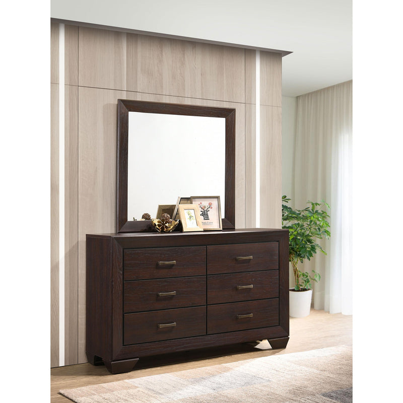 Coaster Furniture Kauffman 6-Drawer Dresser with Mirror 204393M IMAGE 2