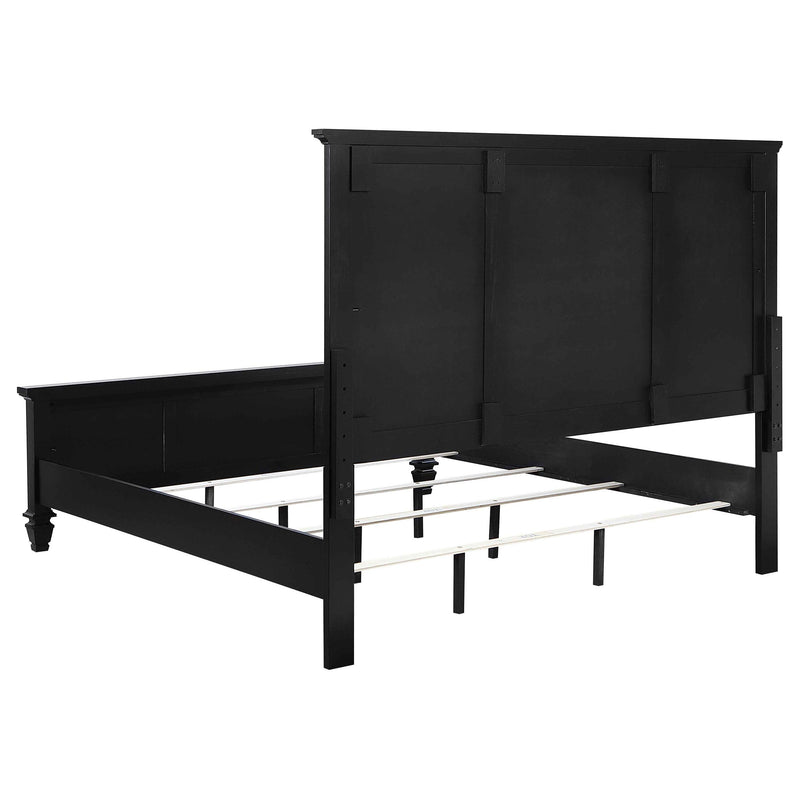 Coaster Furniture Sandy Beach 201321KEN 63-inch Eastern King Wood Panel Bed - Black IMAGE 5